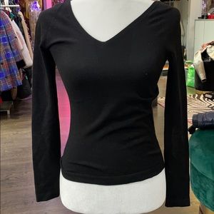 Vince stretch black sweater